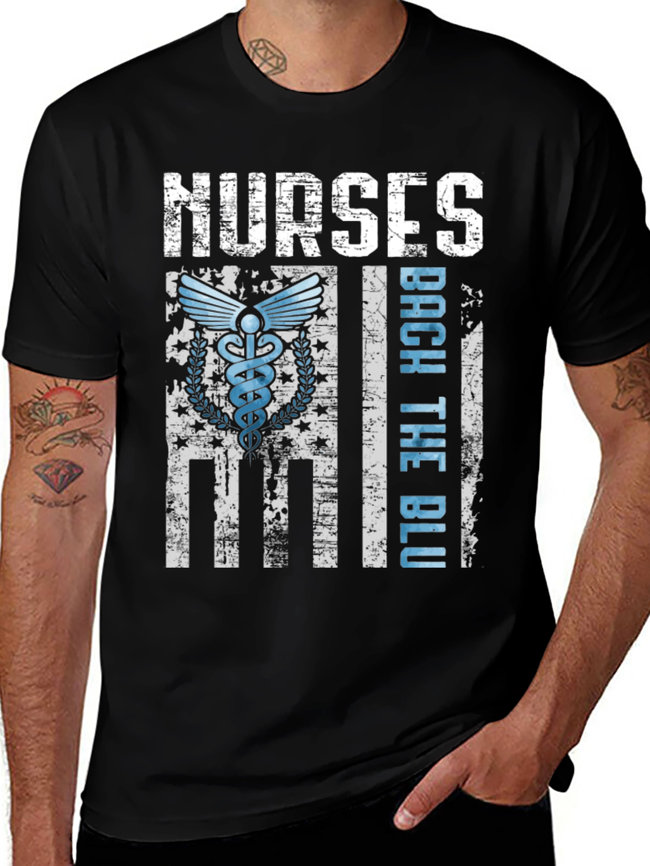Nurses Back the Blue T-Shirt