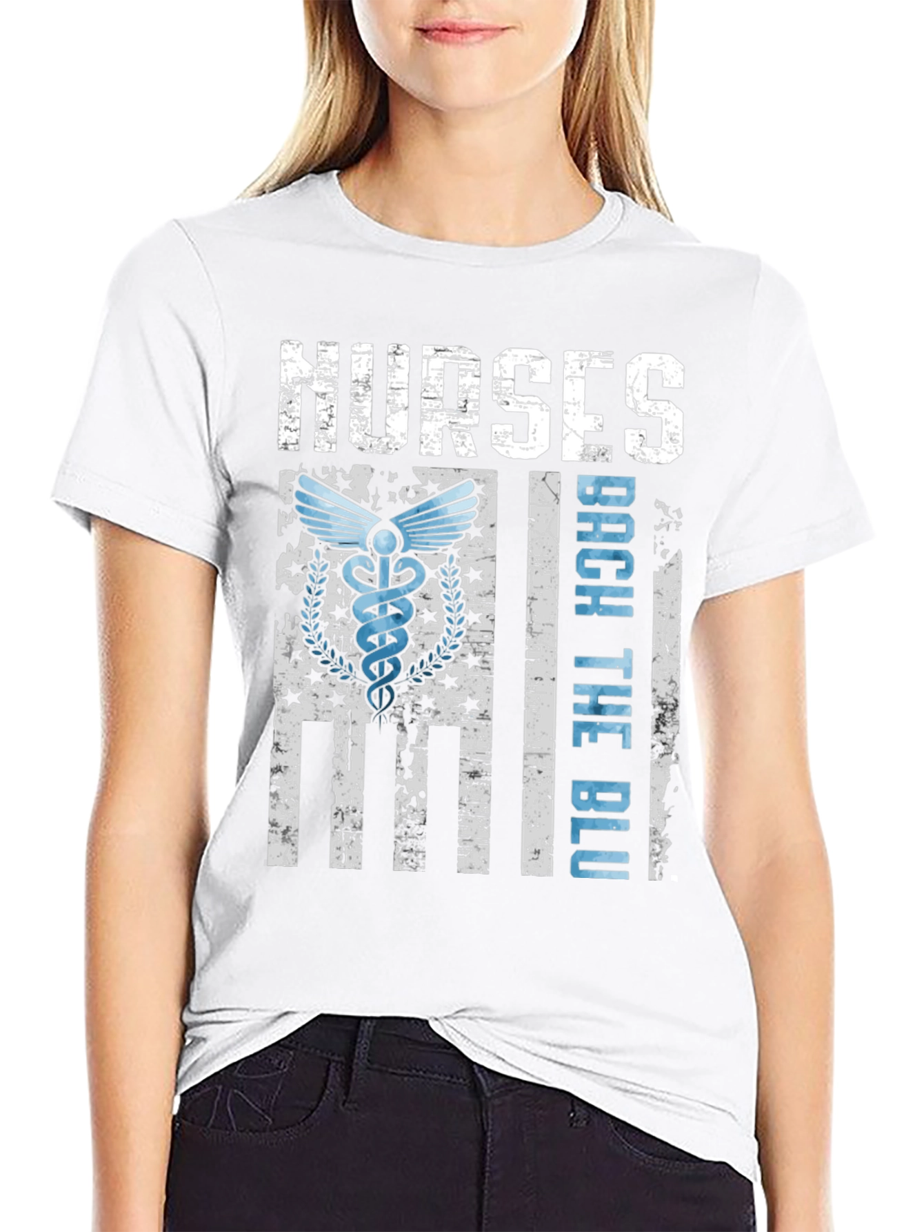 Nurses Back the Blue T-Shirt