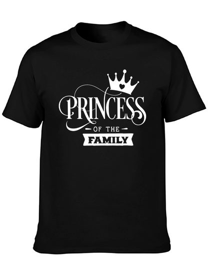 Princess of the Family Black T-Shirt