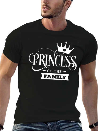 Princess of the Family Black T-Shirt