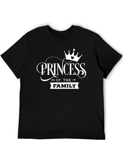 Princess of the Family Black T-Shirt