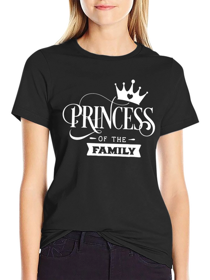 Princess of the Family Black T-Shirt