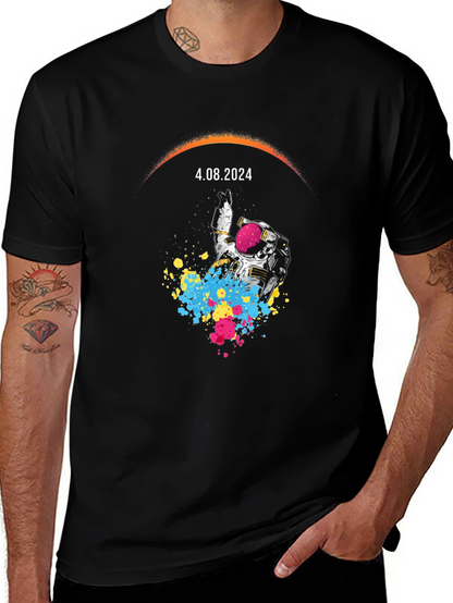 Astronaut Eclipse T-Shirt - April 8 2024