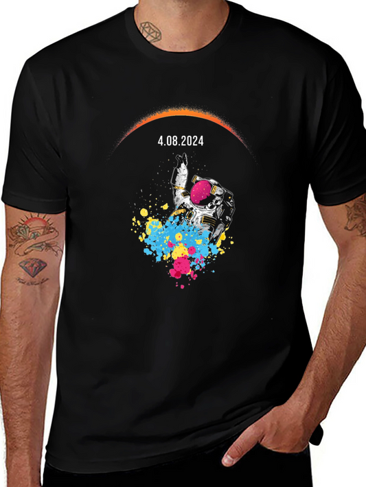 Astronaut Eclipse T-Shirt - April 8 2024