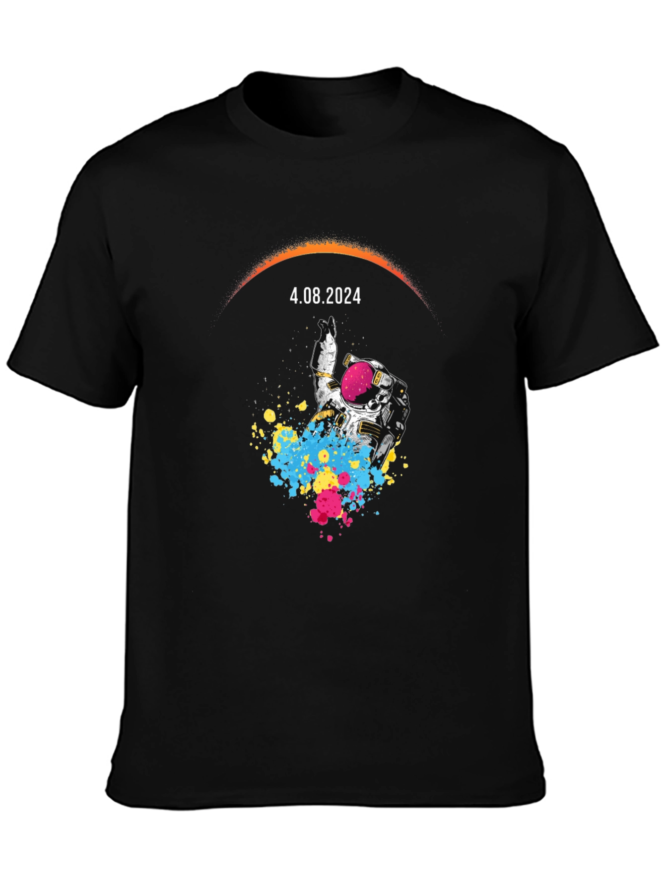 Astronaut Eclipse T-Shirt - April 8 2024