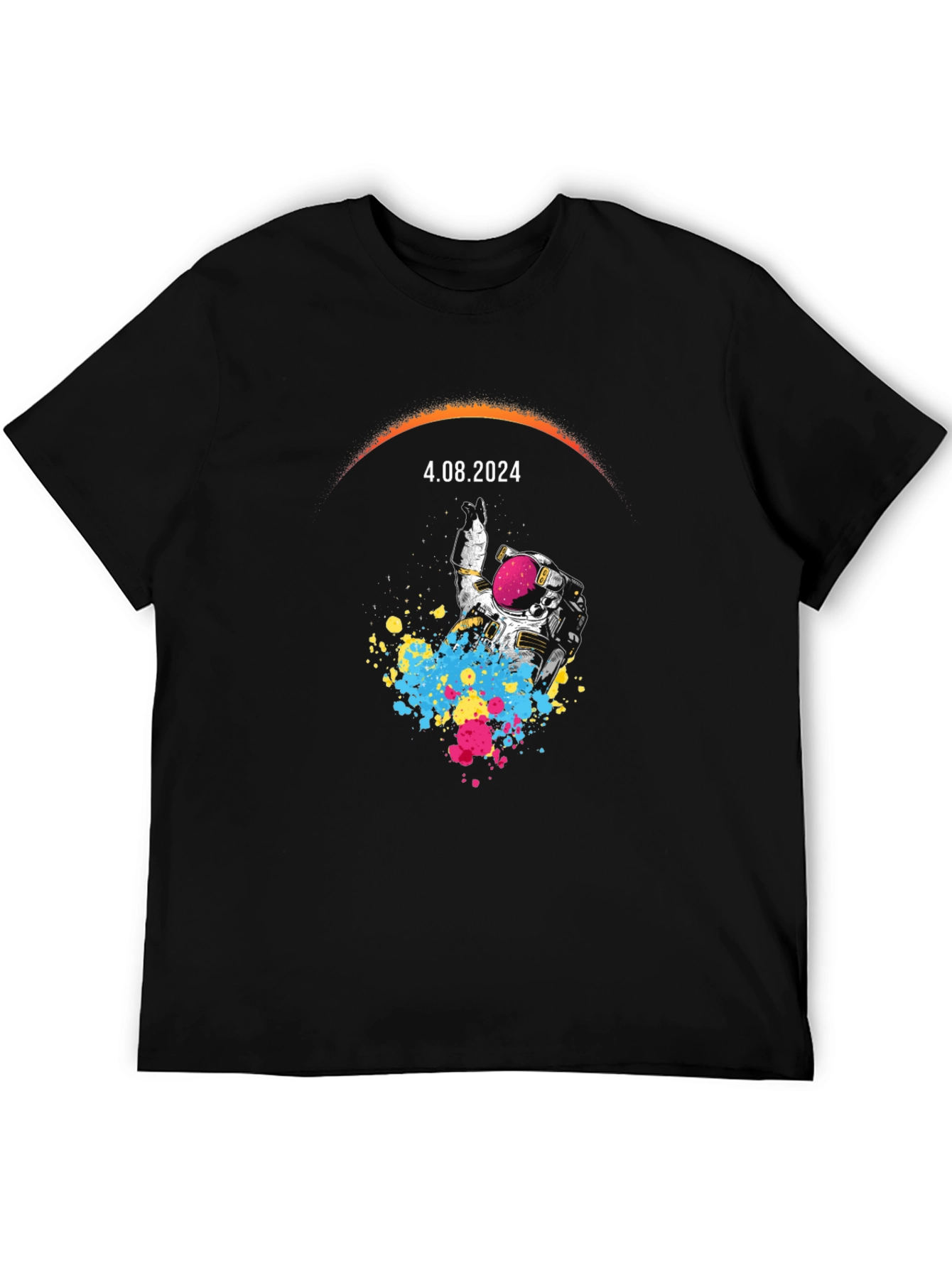 Astronaut Eclipse T-Shirt - April 8 2024