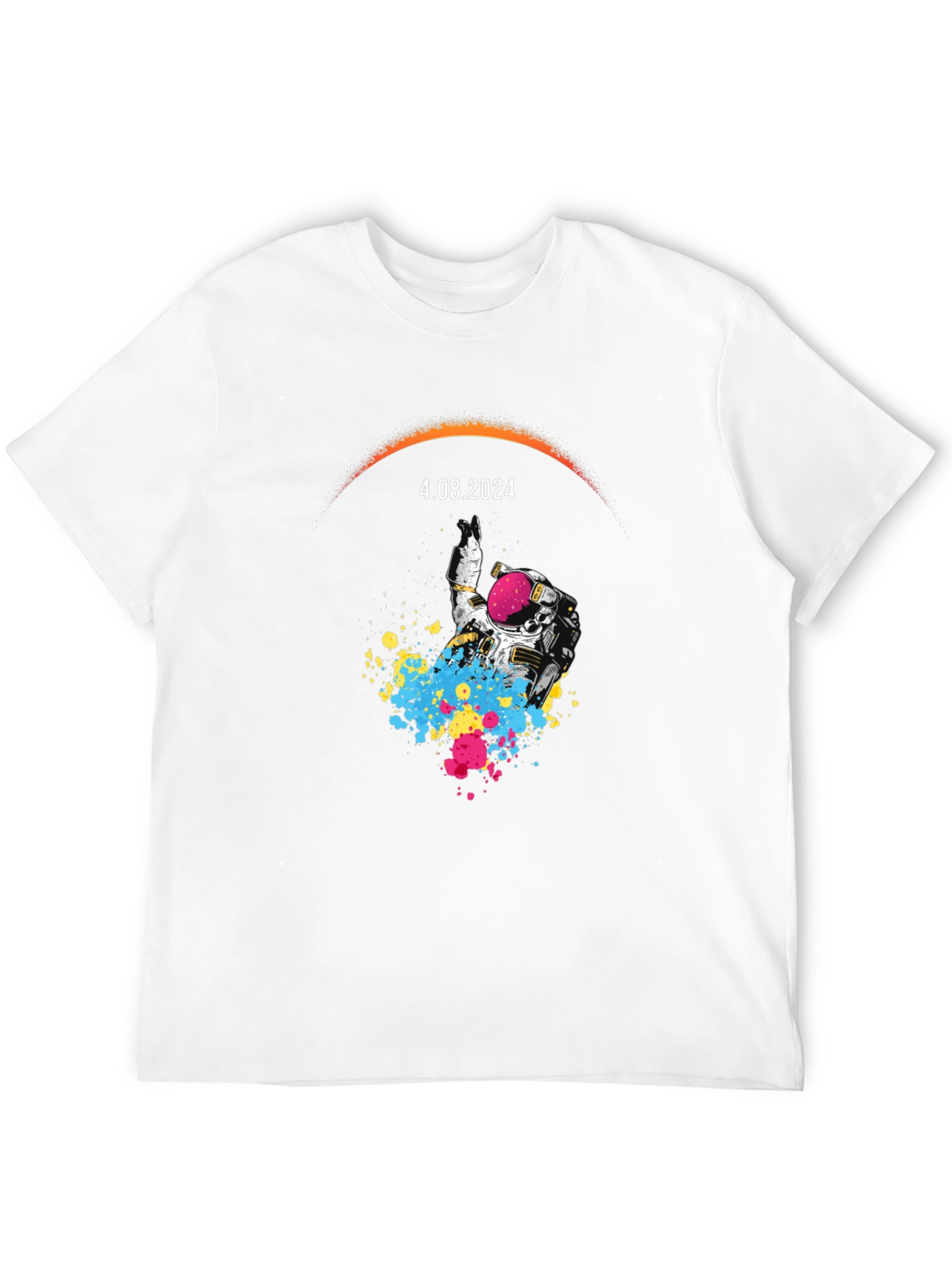 Astronaut Eclipse T-Shirt - April 8 2024