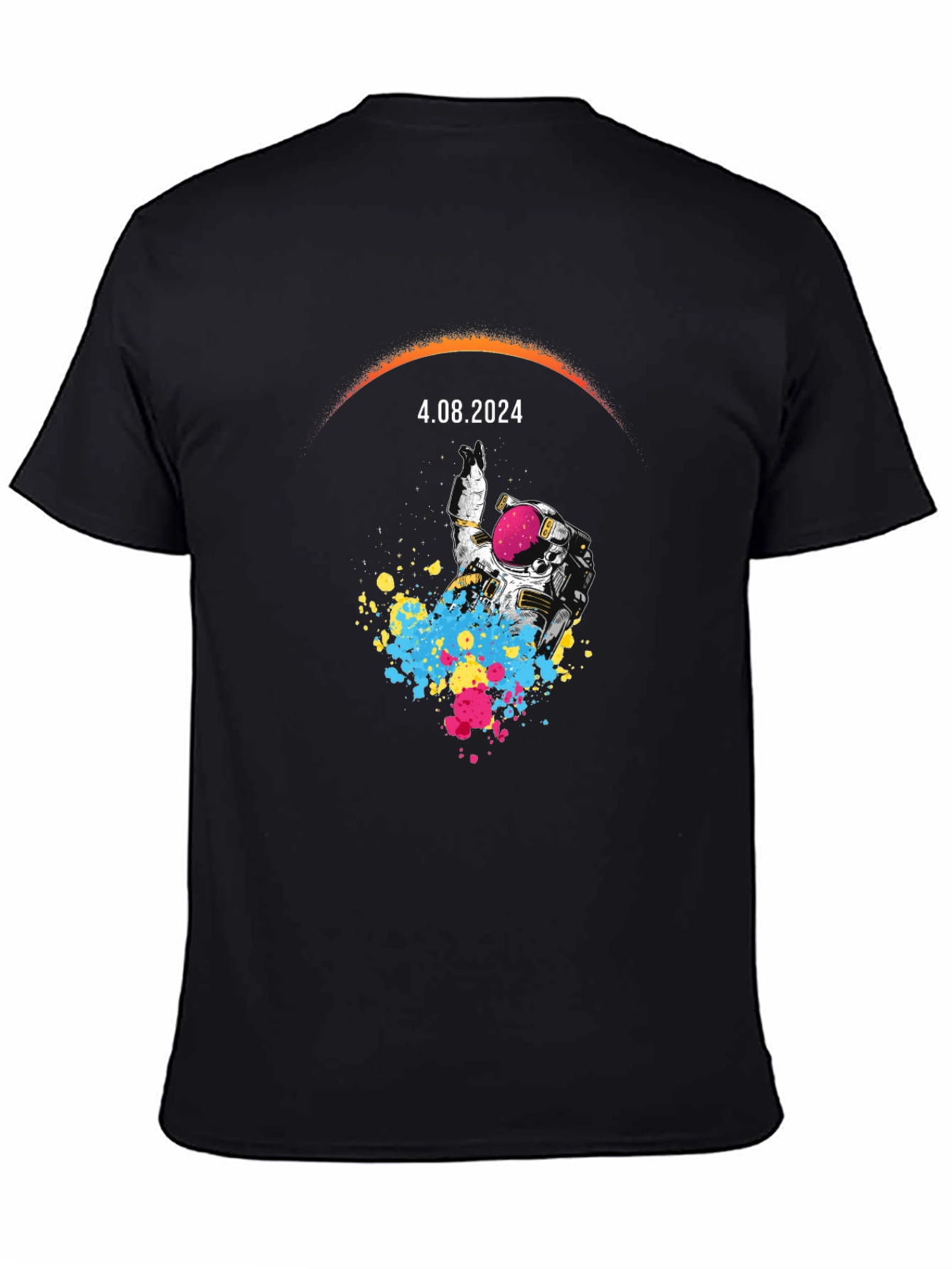 Astronaut Eclipse T-Shirt - April 8 2024