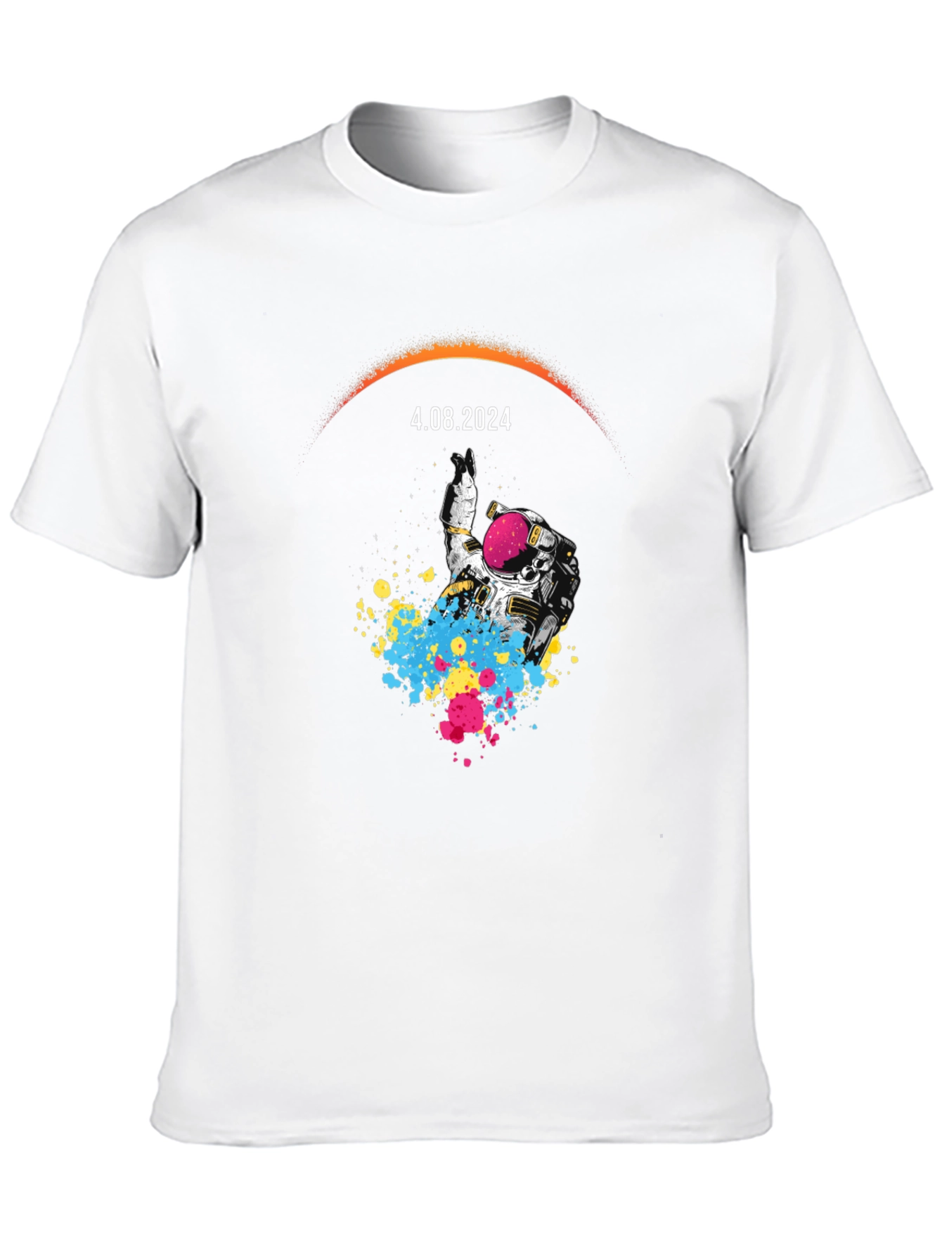 Astronaut Eclipse T-Shirt - April 8 2024