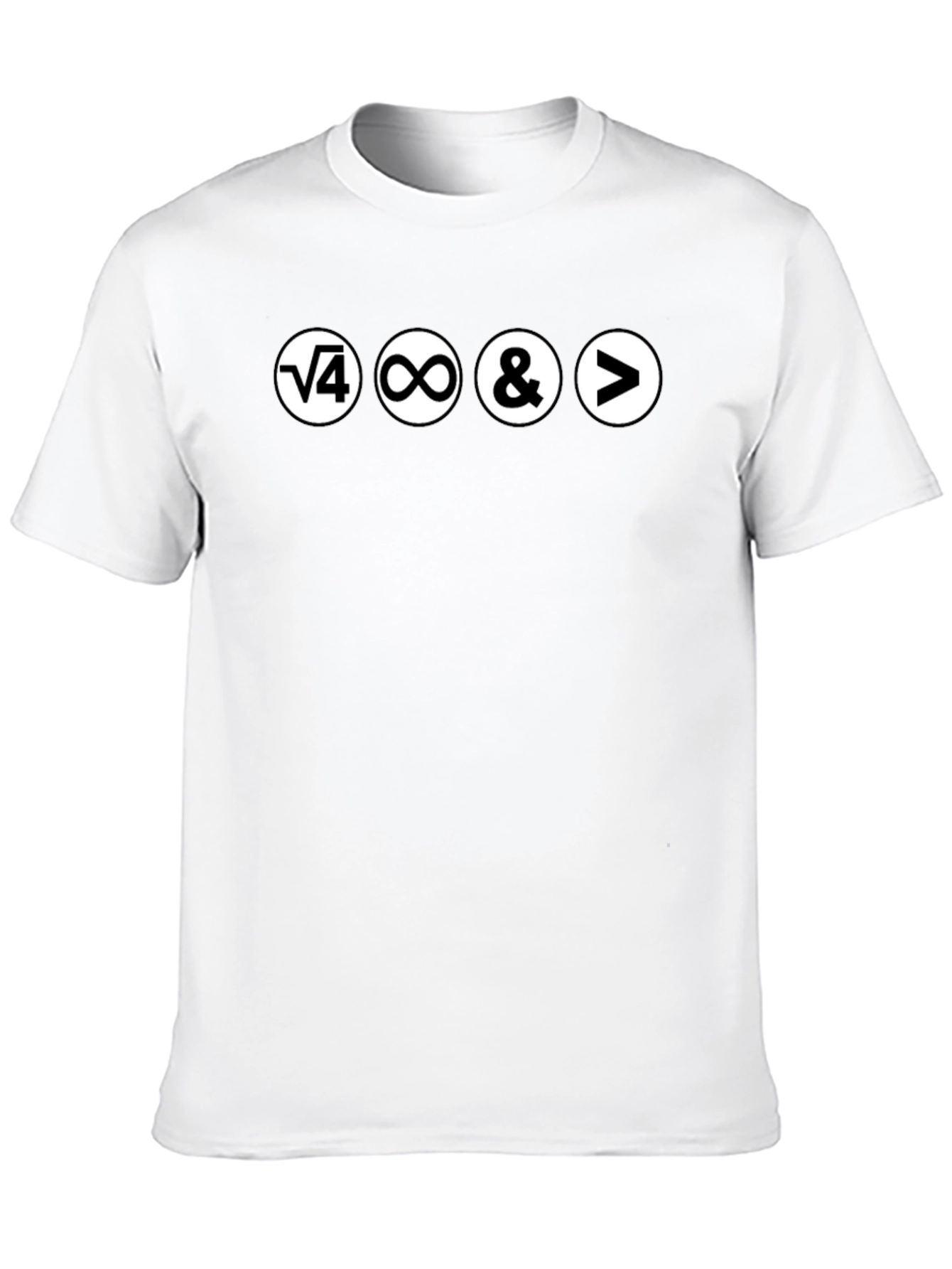 Math Pun T-Shirt - Root 4 is 2