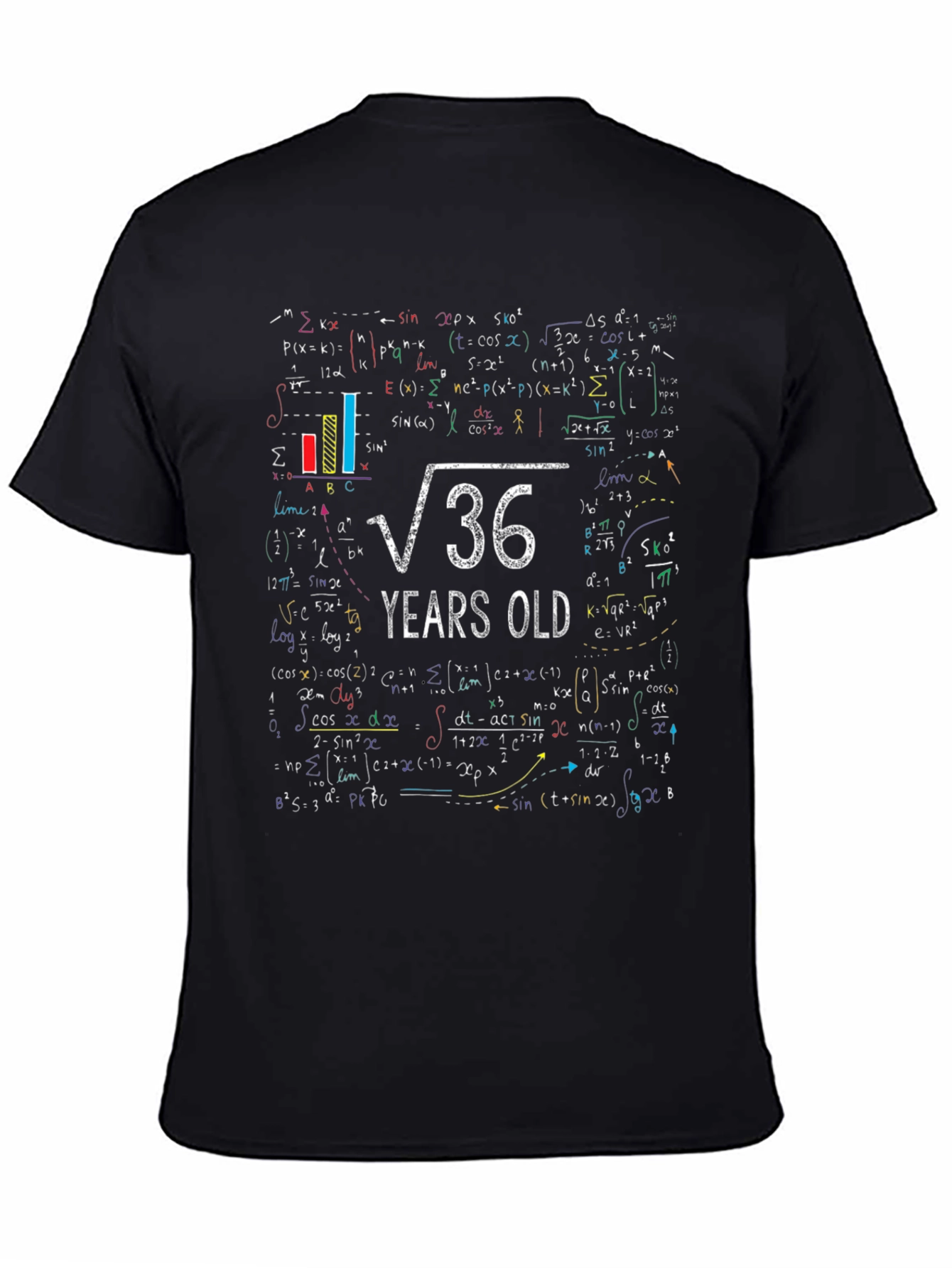 Math 36 Years Old Graphic Tee