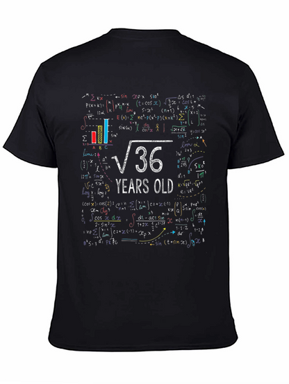 Math 36 Years Old Graphic Tee
