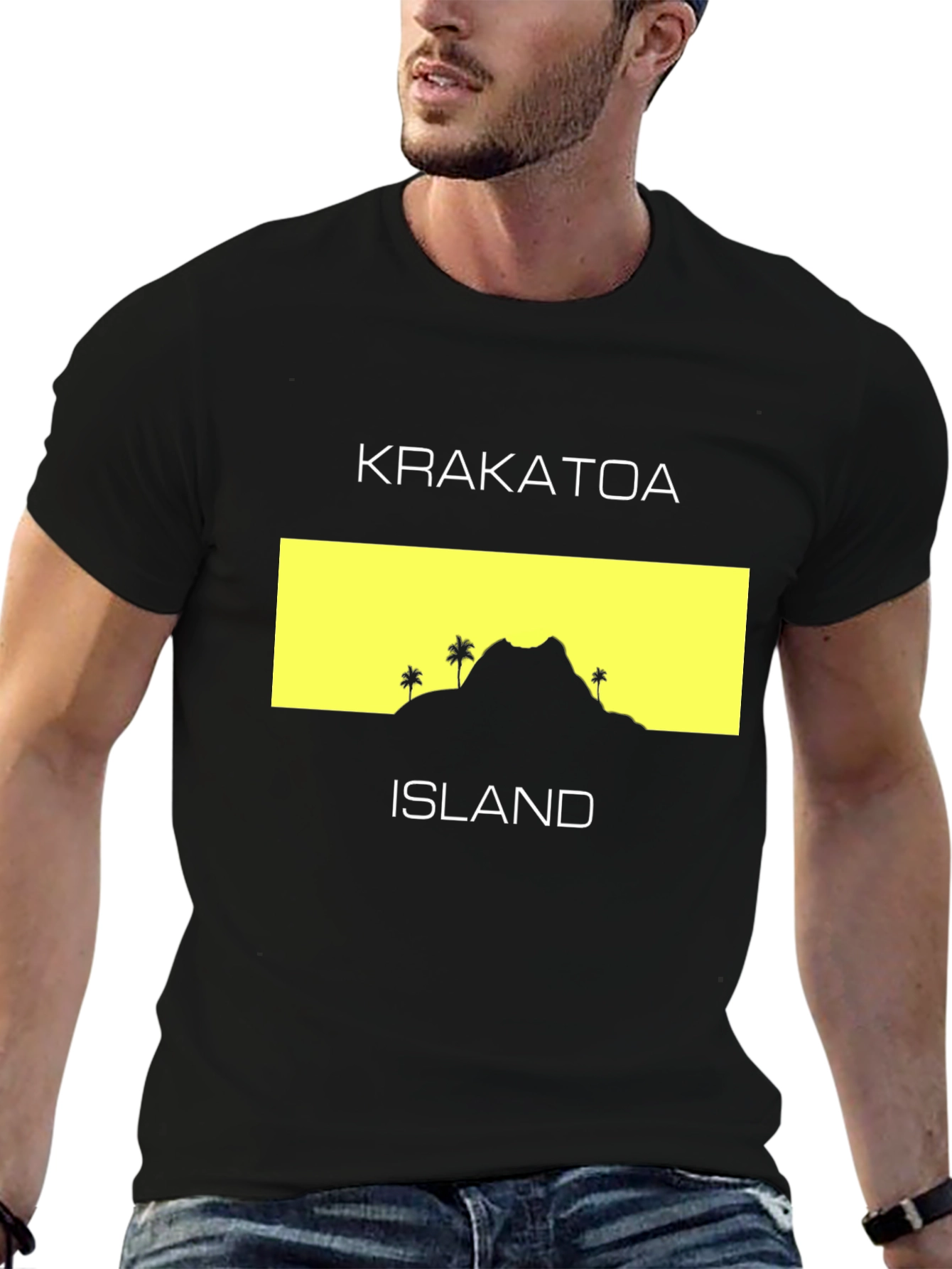 Krakatoa Island Graphic T-Shirt