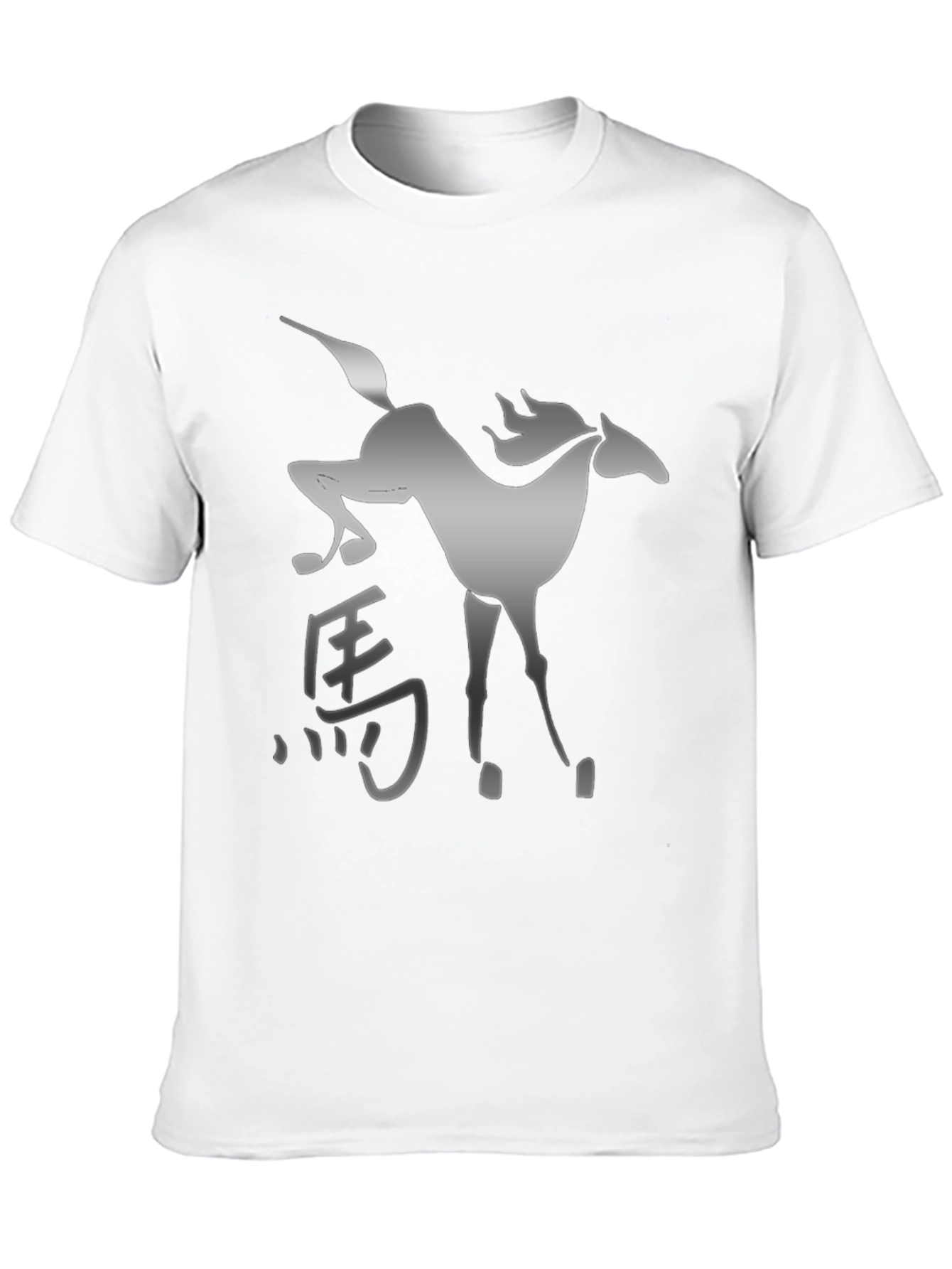 Mystic Horse Graphic Tee - Stylish Black Shirt