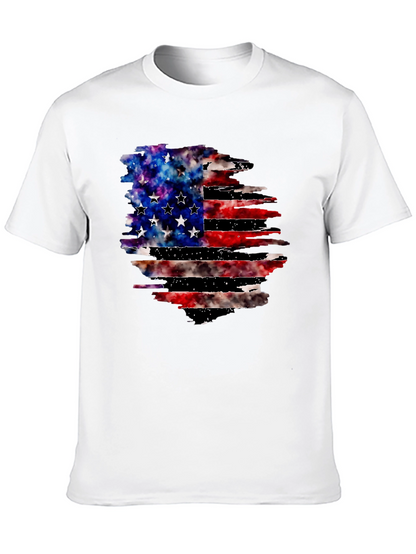 Distressed American Flag Graphic Tee