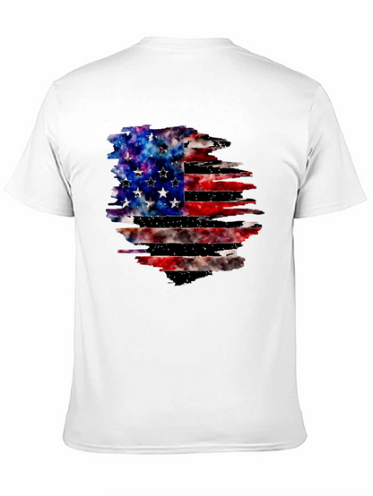 Distressed American Flag Graphic Tee