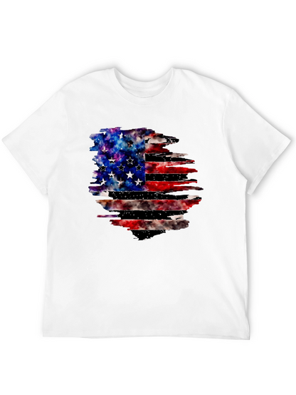 Distressed American Flag Graphic Tee