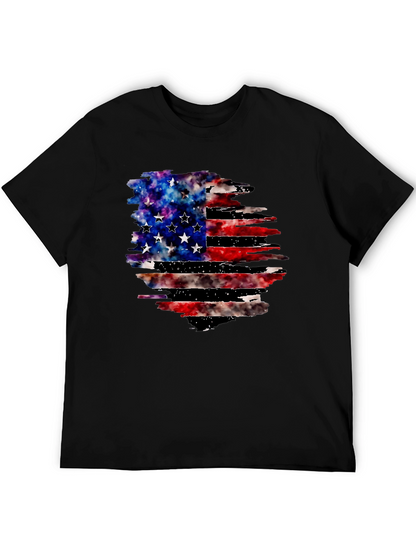 Distressed American Flag Graphic Tee