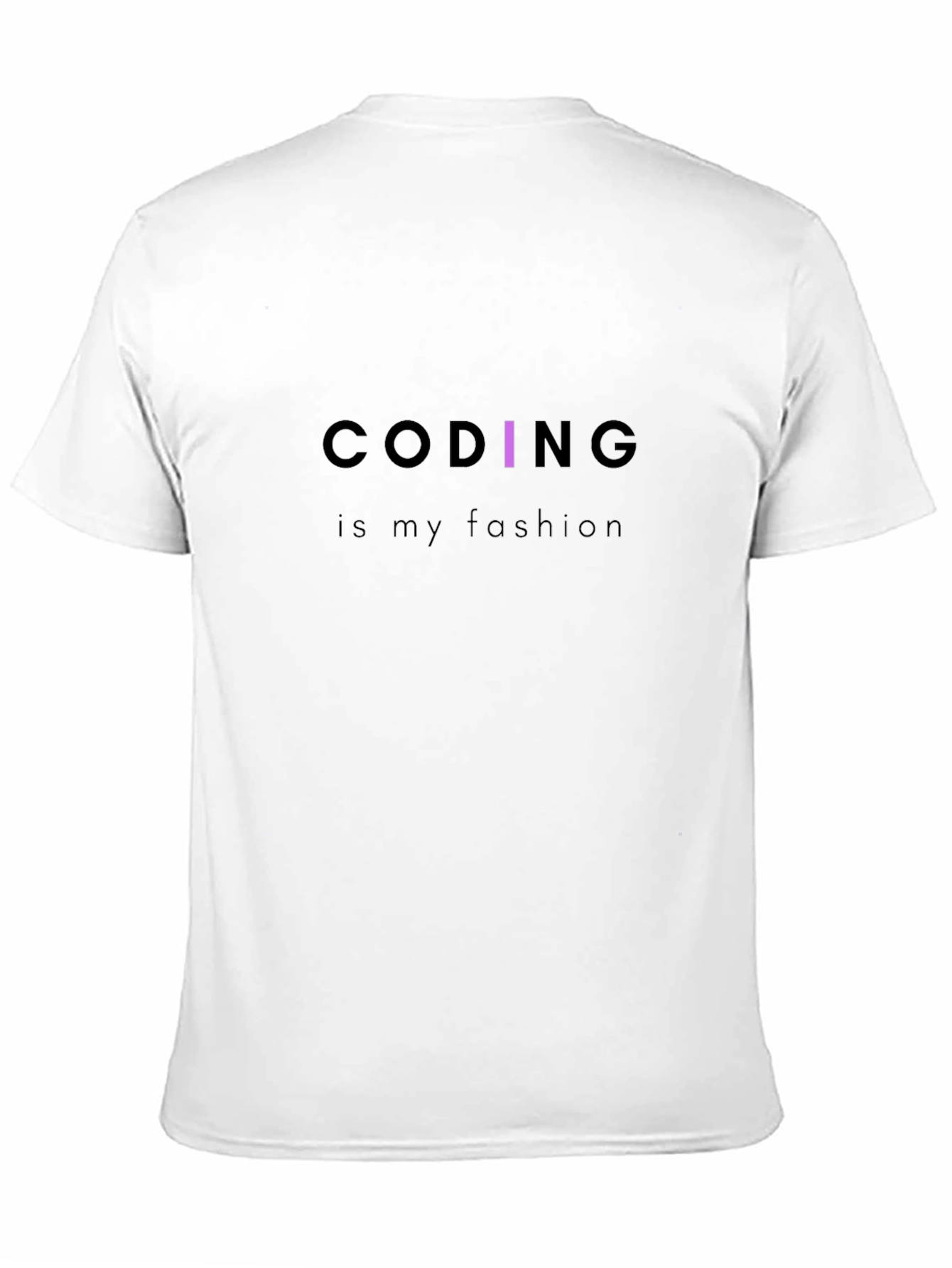 Coding is My Fashion Black Tee