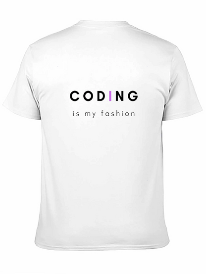 Coding is My Fashion Black Tee