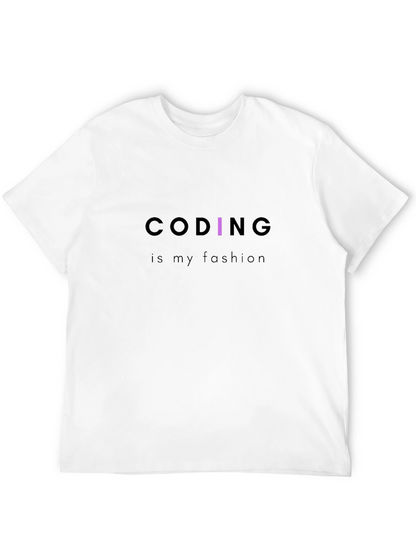 Coding is My Fashion Black Tee