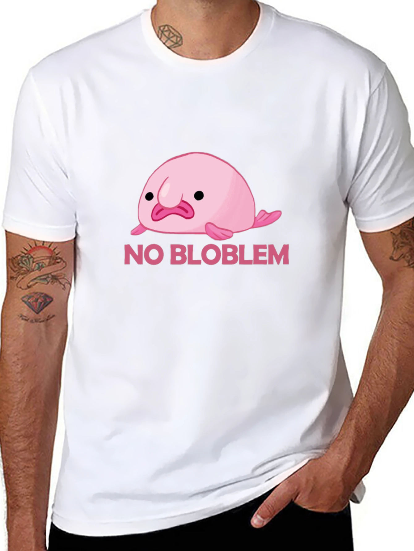 No Bloblem Funny Blobfish T-Shirt