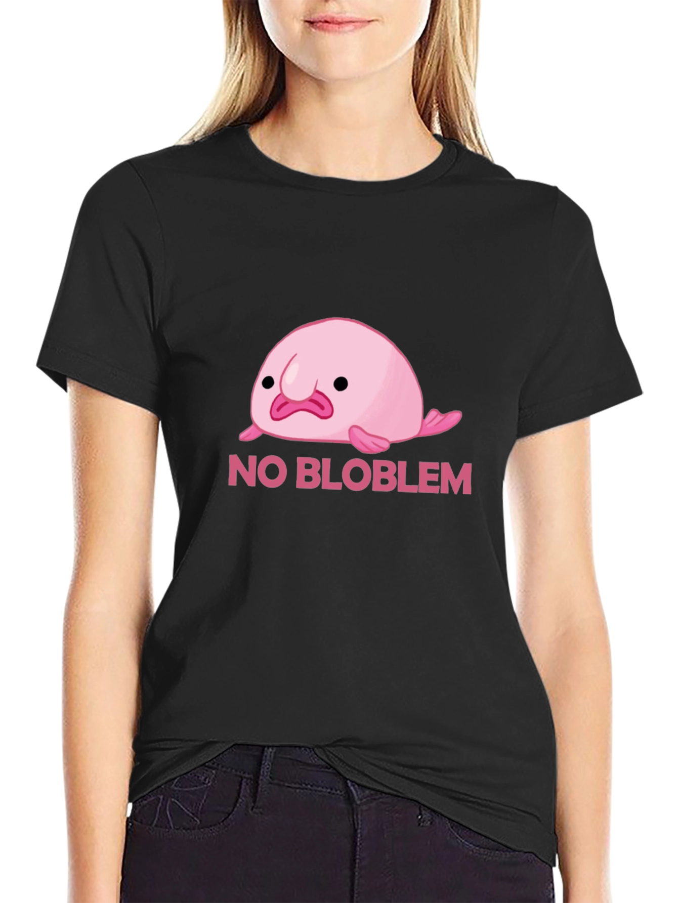 No Bloblem Funny Blobfish T-Shirt