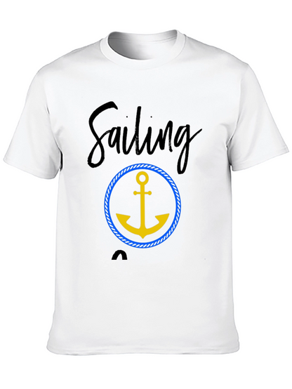 Sailing Anchor Graphic T-Shirt