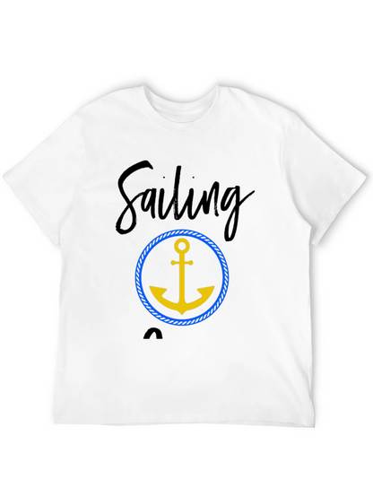 Sailing Anchor Graphic T-Shirt