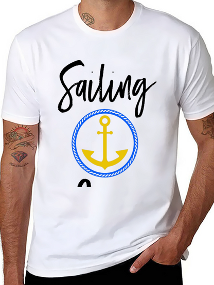 Sailing Anchor Graphic T-Shirt