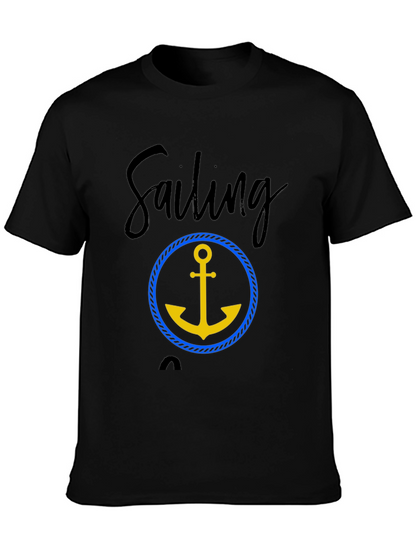 Sailing Anchor Graphic T-Shirt