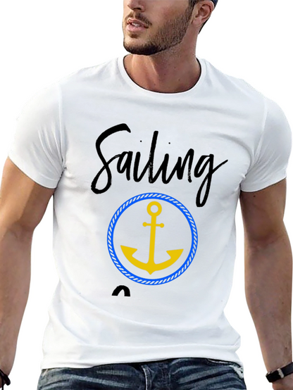 Sailing Anchor Graphic T-Shirt
