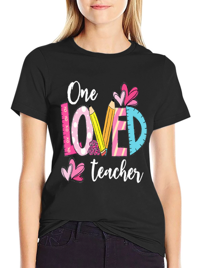 One Loved Teacher T-Shirt Teacher Appreciation