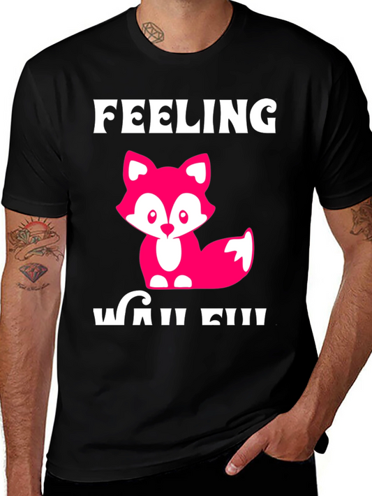 Feeling Wild T-Shirt - Cute Fox Design