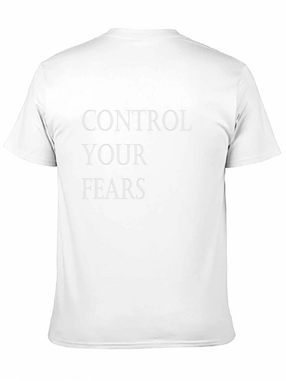 Control Your Fears Graphic T-Shirt - Black