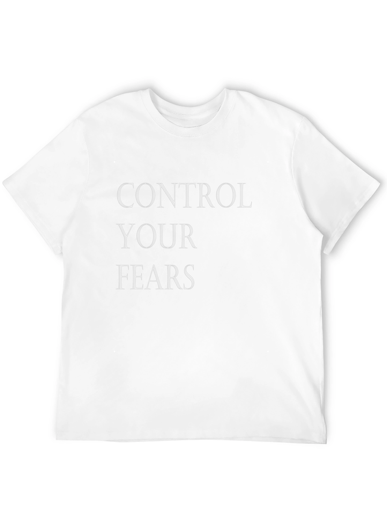 Control Your Fears Graphic T-Shirt - Black