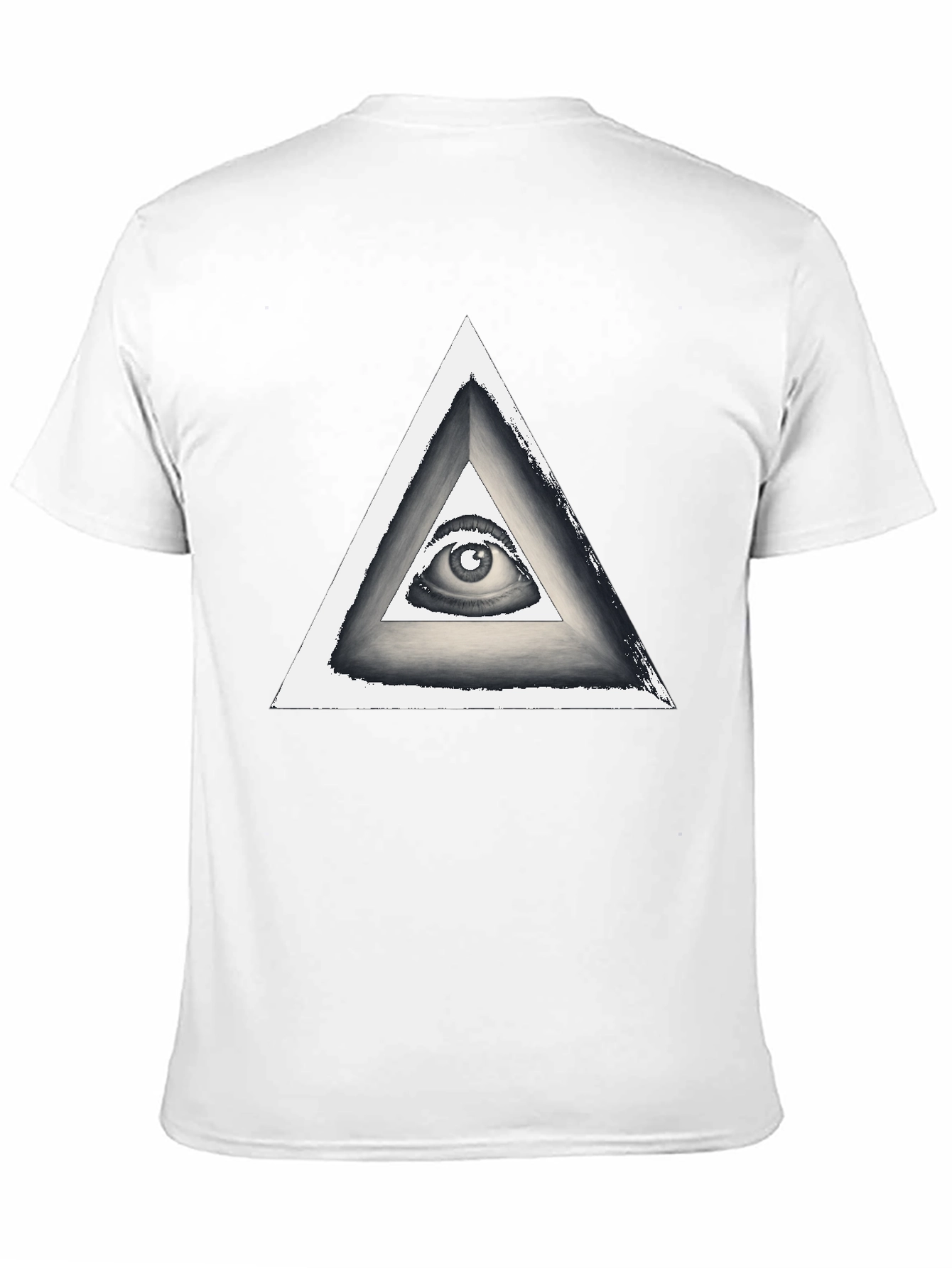 Illuminati Eye Triangle Graphic T-Shirt