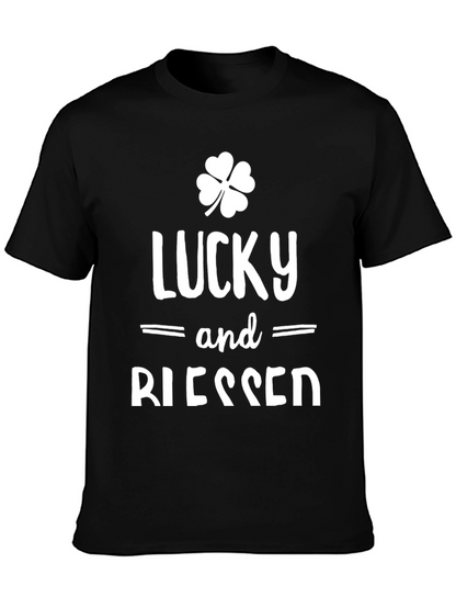 Lucky and Blessed Graphic T-Shirt