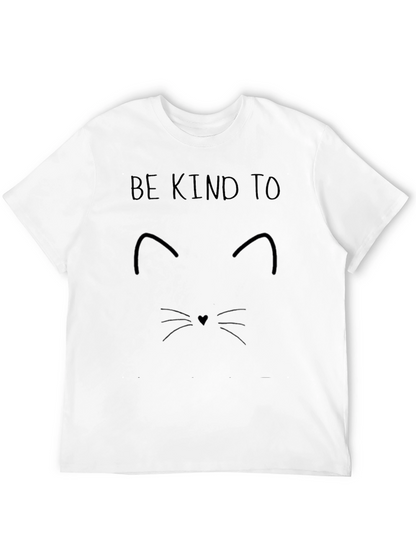 Be Kind to Cats Black T-Shirt