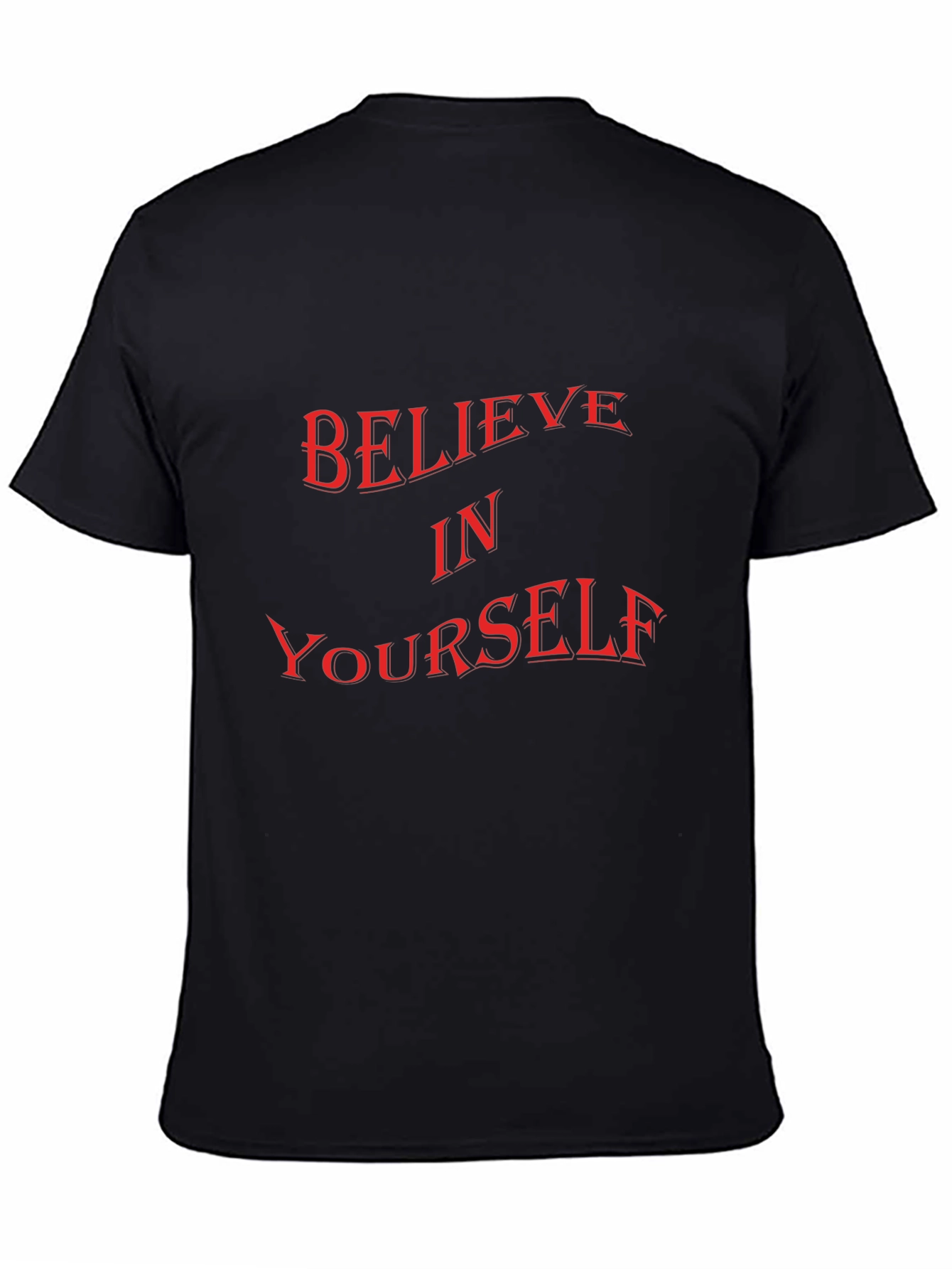 Believe In Yourself Graphic Tee - Black