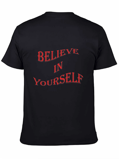 Believe In Yourself Graphic Tee - Black