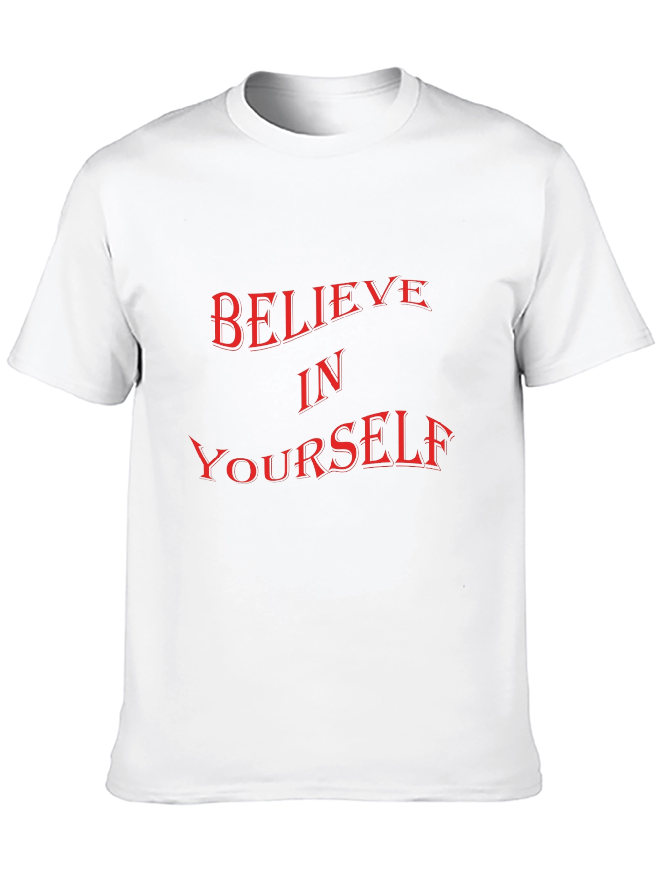 Believe In Yourself Graphic Tee - Black