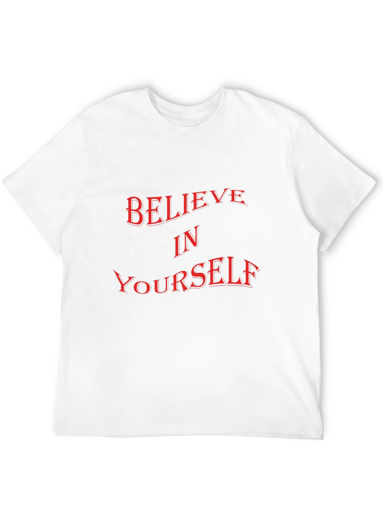 Believe In Yourself Graphic Tee - Black