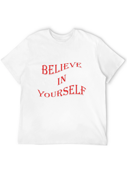 Believe In Yourself Graphic Tee - Black
