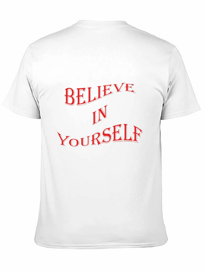 Believe In Yourself Graphic Tee - Black