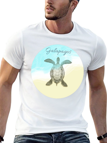 Galapagos Turtle Graphic T-Shirt
