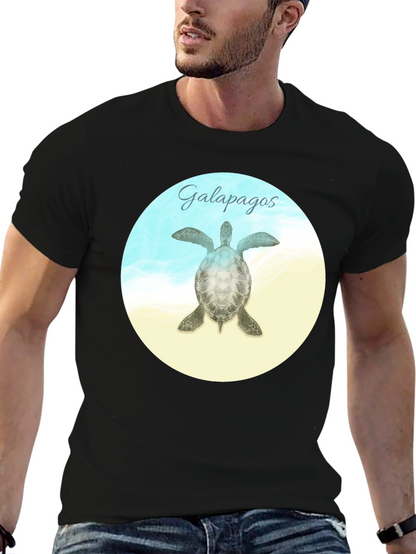 Galapagos Turtle Graphic T-Shirt
