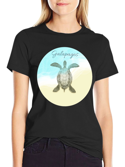 Galapagos Turtle Graphic T-Shirt