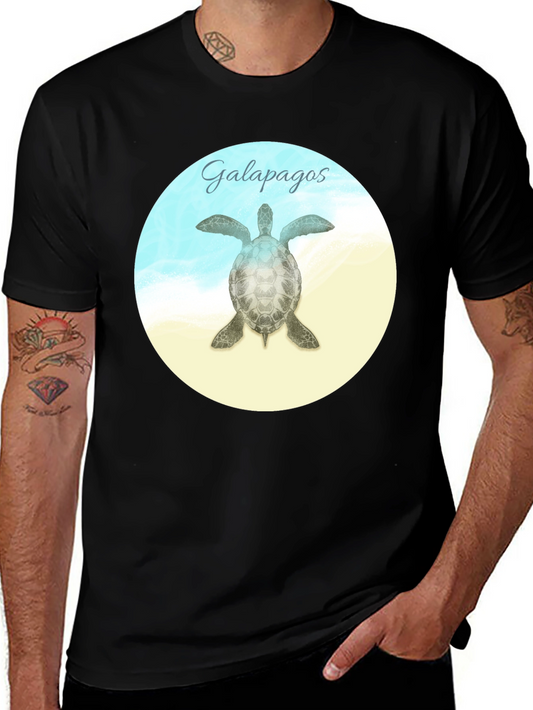 Galapagos Turtle Graphic T-Shirt