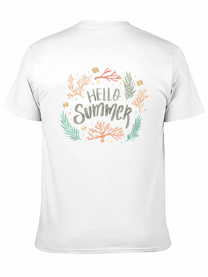 Hello Summer Tee - Black Graphic T-Shirt